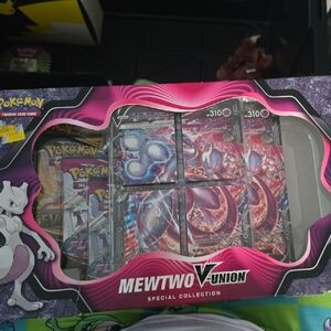 Pokemon Mewtwo V-Union Special Collection - Red and Purple